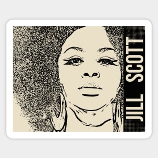 Jill scott | Singer Sticker